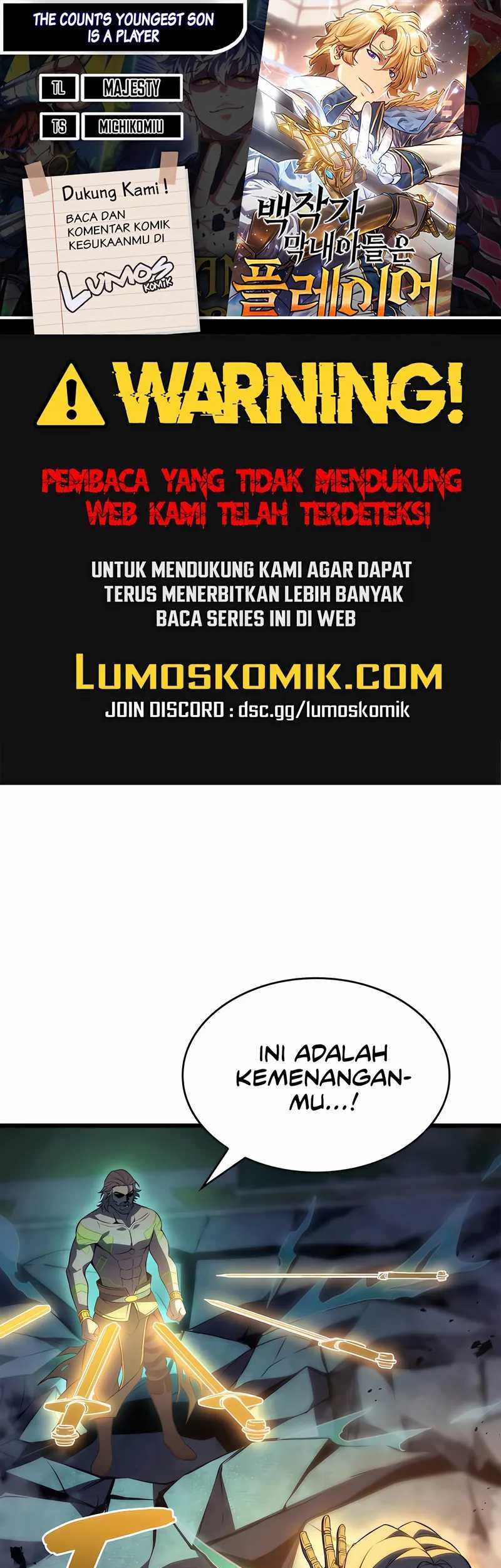 Komik The Count’s Youngest Son Is A Player! Chapter 114 gambar nomor 1