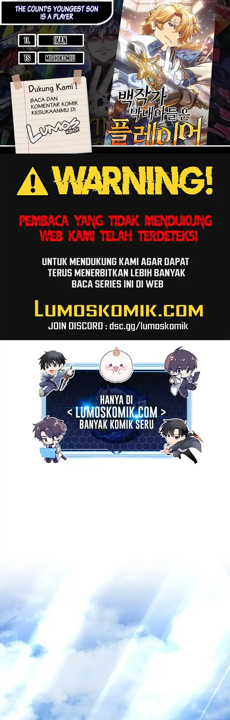 Komik The Count’s Youngest Son Is A Player! Chapter 136 gambar nomor 1