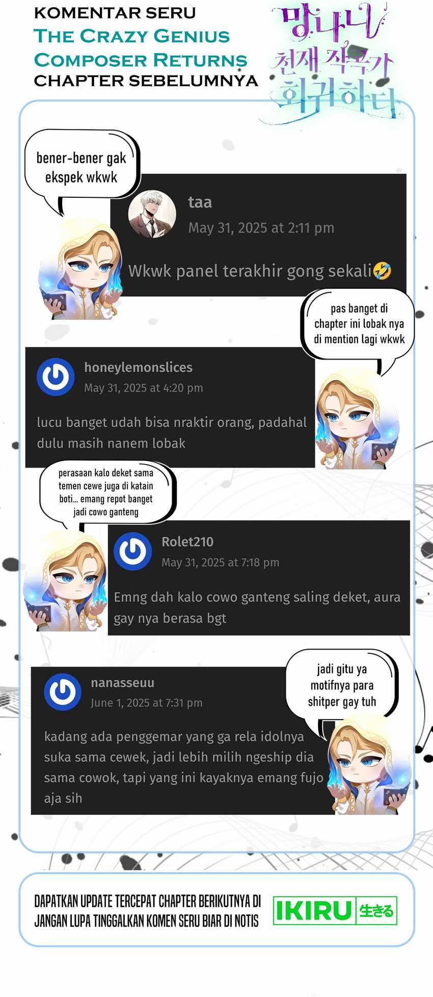 The Crazy Genius Composer Returns Chapter 69 Gambar 88