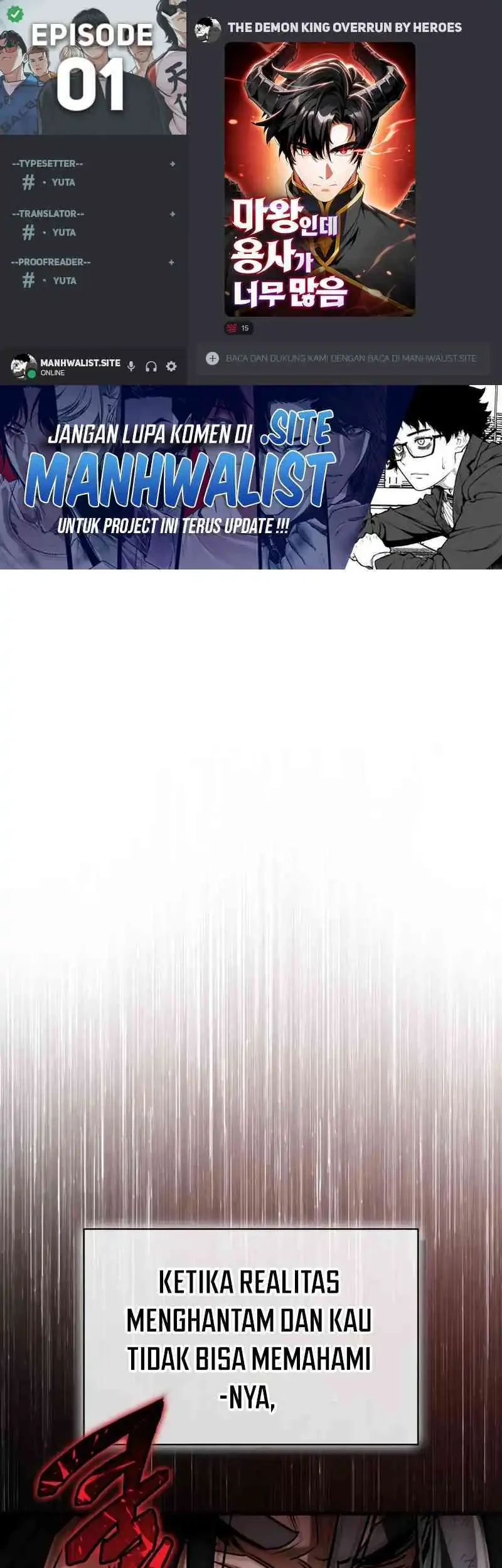 Komik The Demon King Overrun by Heroes Chapter 1 gambar nomor 1