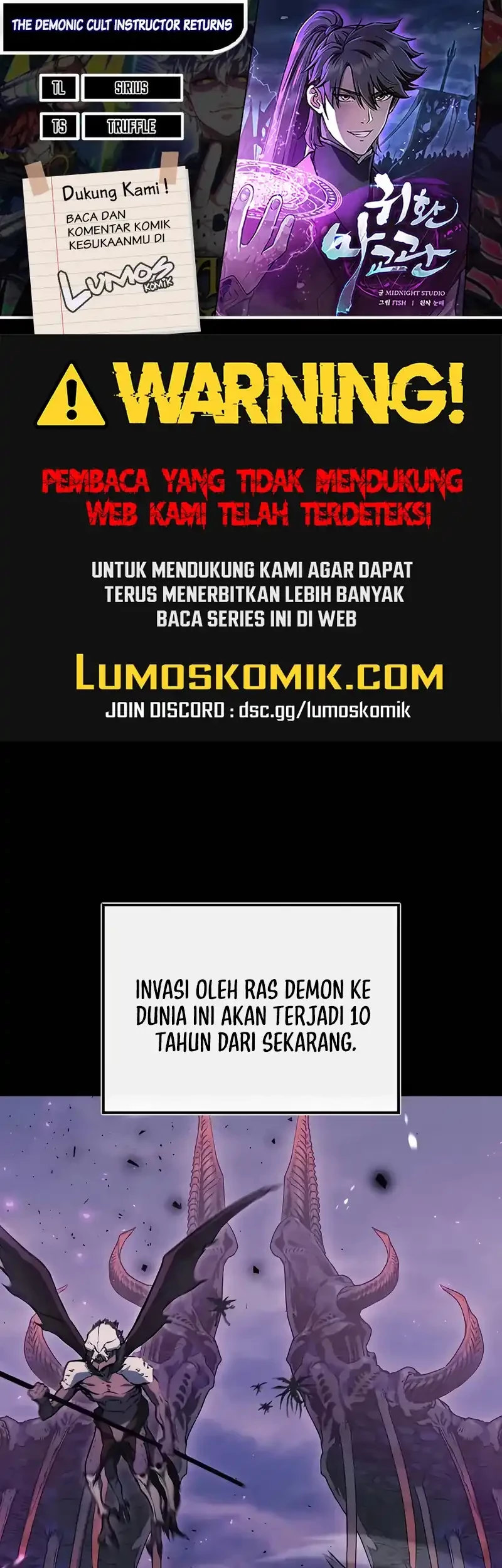 Komik The Demonic Cult Instructor Returns Chapter 23 gambar nomor 1