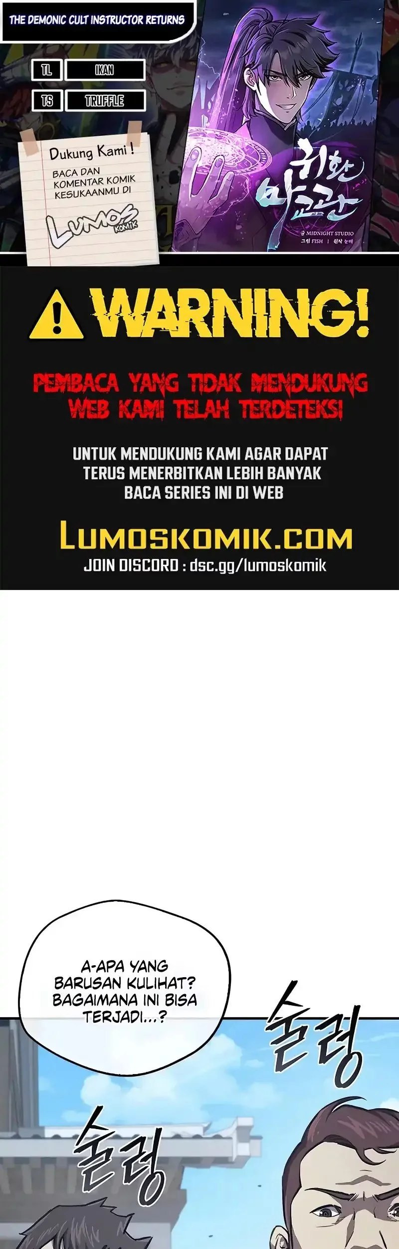 Komik The Demonic Cult Instructor Returns Chapter 30 gambar nomor 1