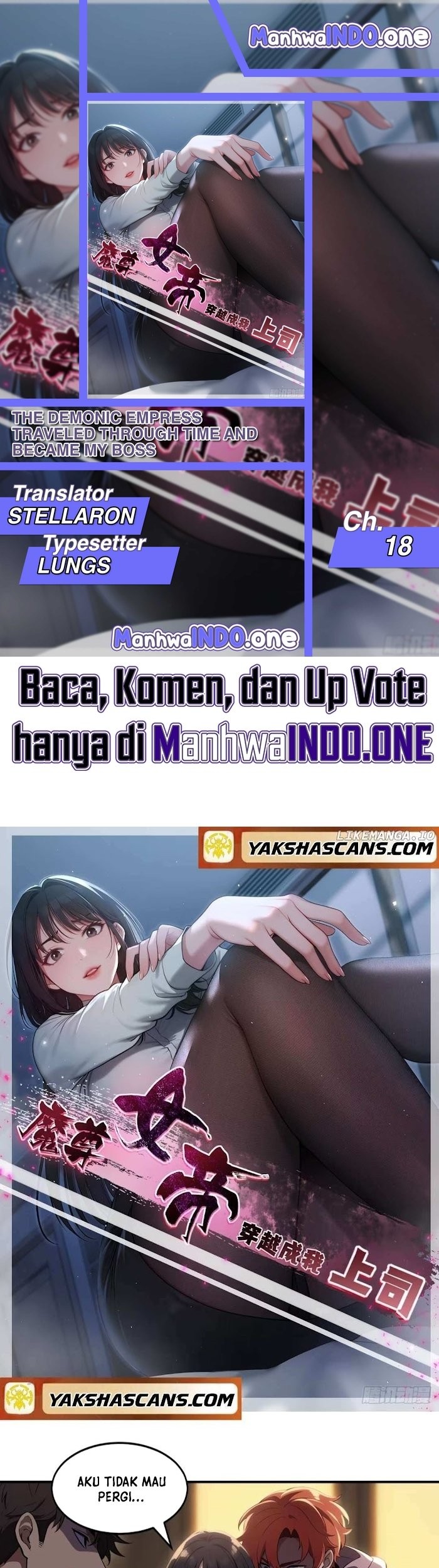 Komik The Demonic Empress Traveled Through Time And Became My Boss Chapter 18 gambar nomor 1