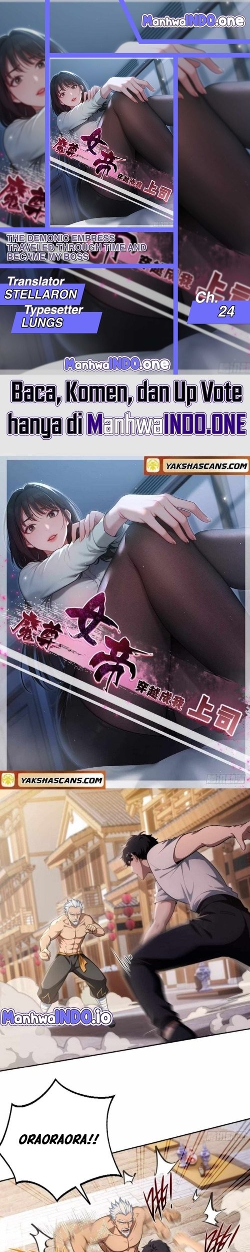 Komik The Demonic Empress Traveled Through Time And Became My Boss Chapter 24 gambar nomor 1