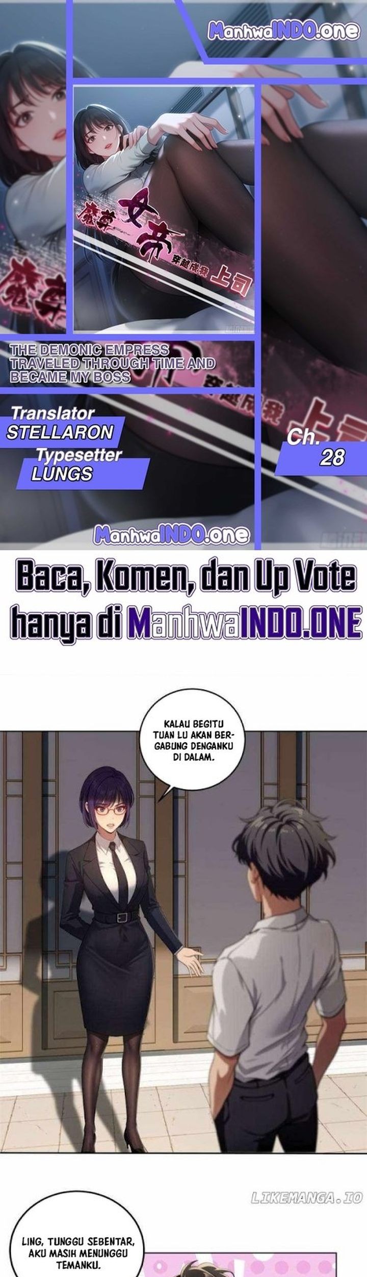 Komik The Demonic Empress Traveled Through Time And Became My Boss Chapter 28 gambar nomor 1