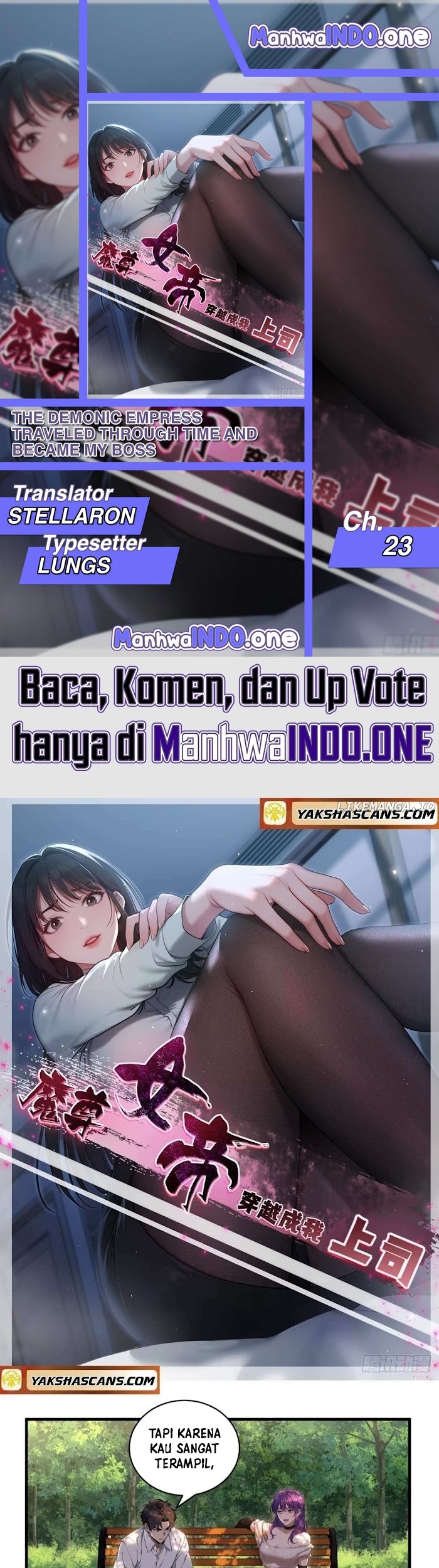 Komik The Demonic Empress Traveled Through Time And Became My Boss Chapter 23 gambar nomor 1