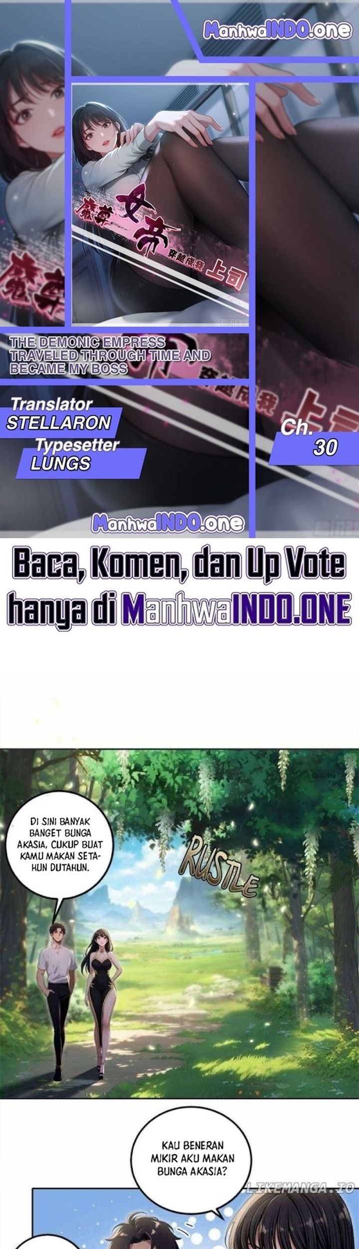 Komik The Demonic Empress Traveled Through Time And Became My Boss Chapter 30 gambar nomor 1