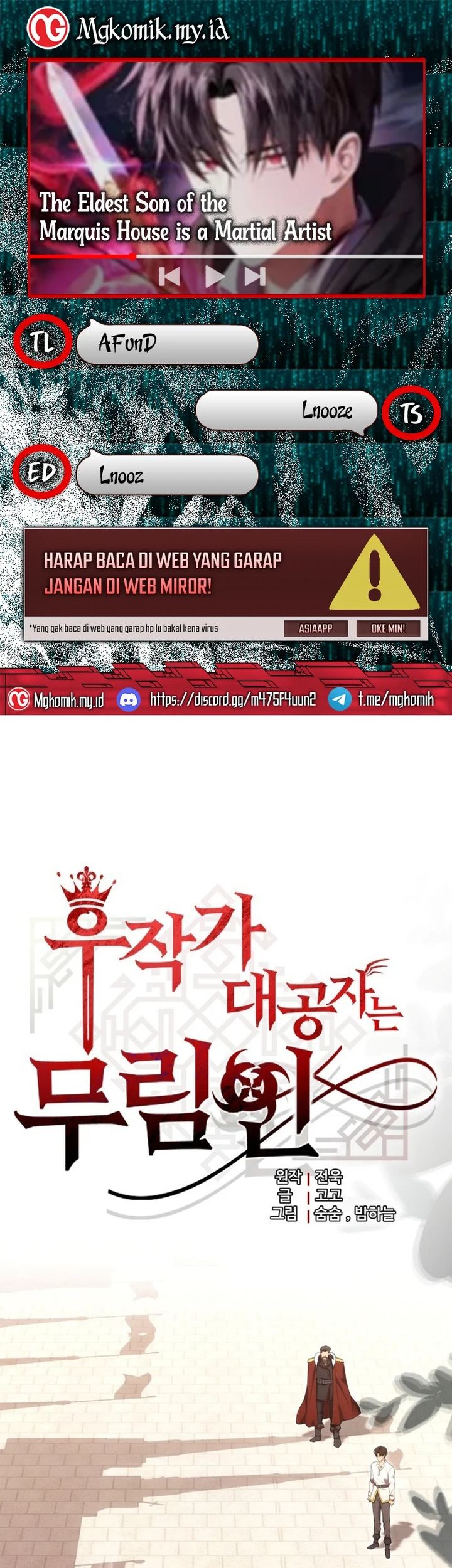 Komik The Eldest Son of the Marquis House is a Martial Artist Chapter 10 gambar nomor 1