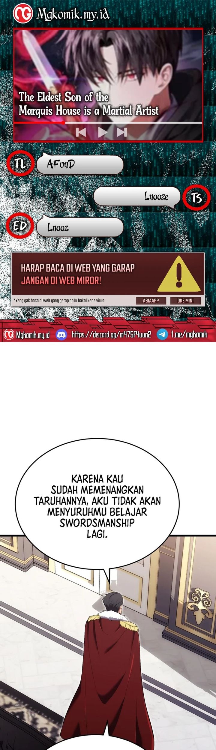 Komik The Eldest Son of the Marquis House is a Martial Artist Chapter 11 gambar nomor 1