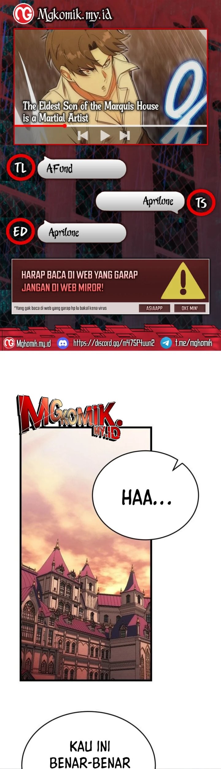 Komik The Eldest Son of the Marquis House is a Martial Artist Chapter 8 gambar nomor 1