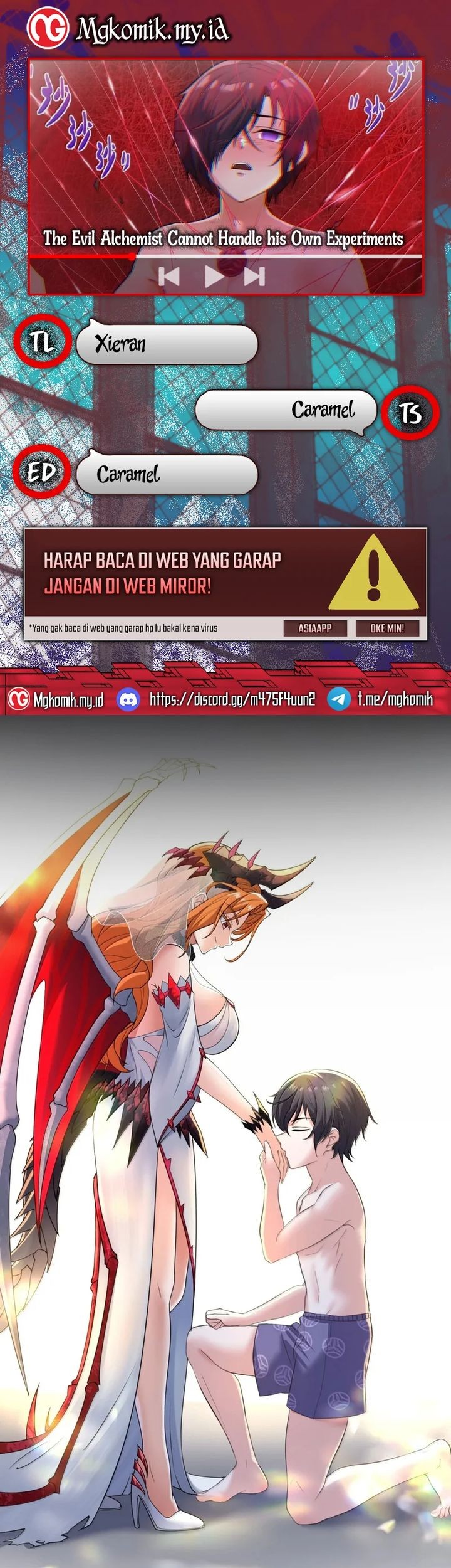 Komik The Evil Alchemist Can’t Handle His Own Experiment Chapter 45 gambar nomor 1