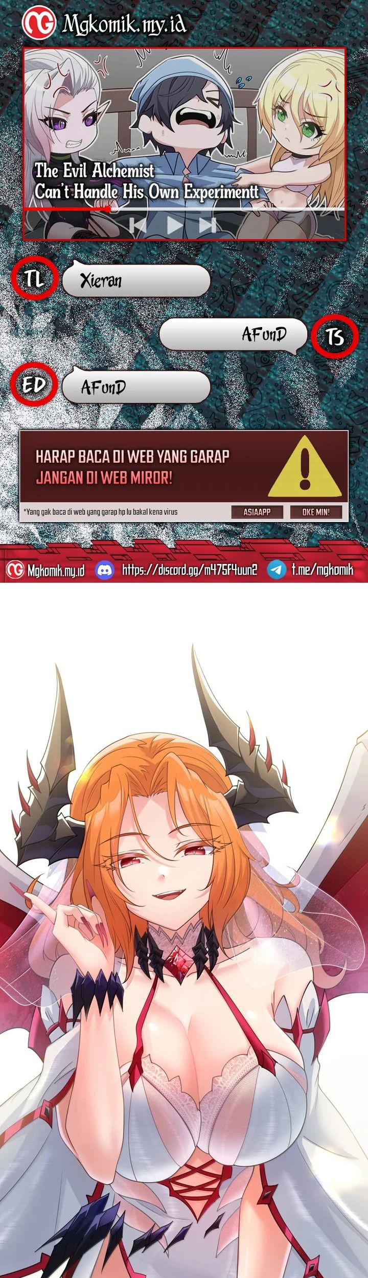 Komik The Evil Alchemist Can’t Handle His Own Experiment Chapter 46 gambar nomor 1
