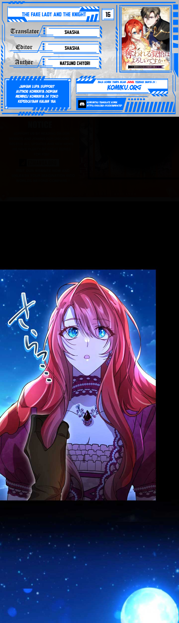 Komik The Fake Lady and the Knight Chapter 16 gambar nomor 1