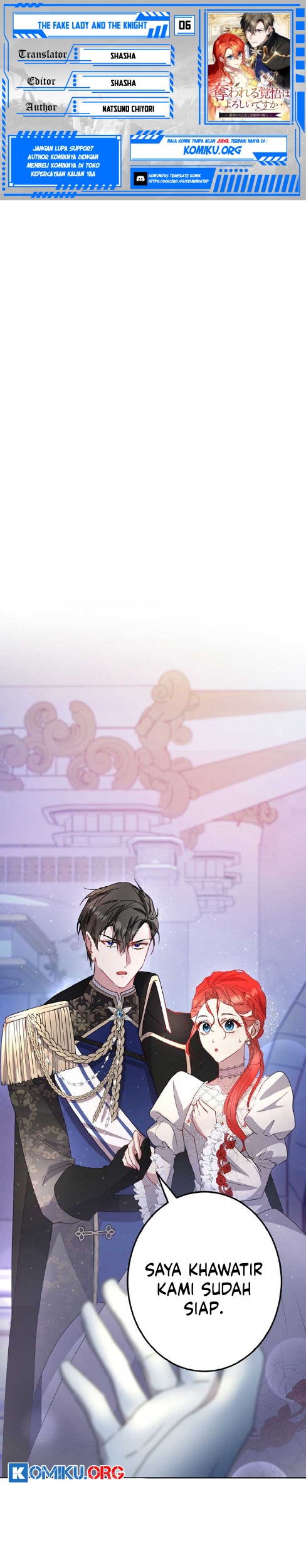 Komik The Fake Lady and the Knight Chapter 6 gambar nomor 1