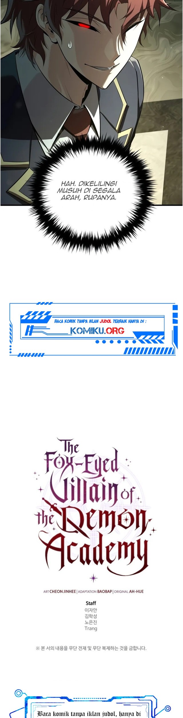 The Fox-Eyed Villain Of The Demon Academy Chapter 38 Gambar 55