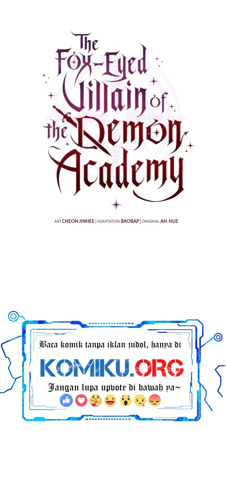 The Fox-Eyed Villain Of The Demon Academy Chapter 49 Gambar 64