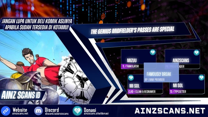 Komik The Genius Midfielder’s Pass Is Special Chapter 14 gambar nomor 1