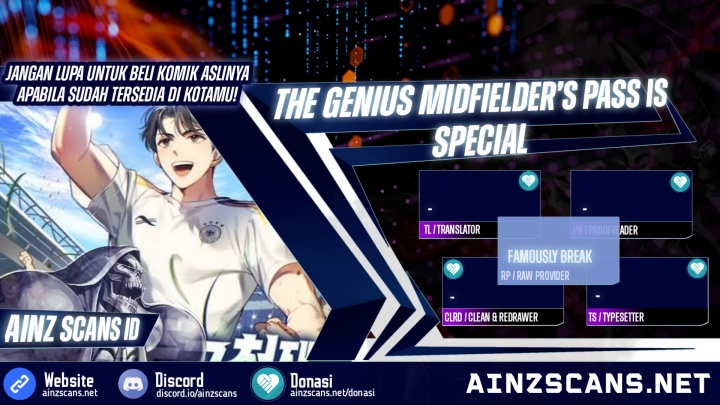 Komik The Genius Midfielder’s Pass Is Special Chapter 1 gambar nomor 1