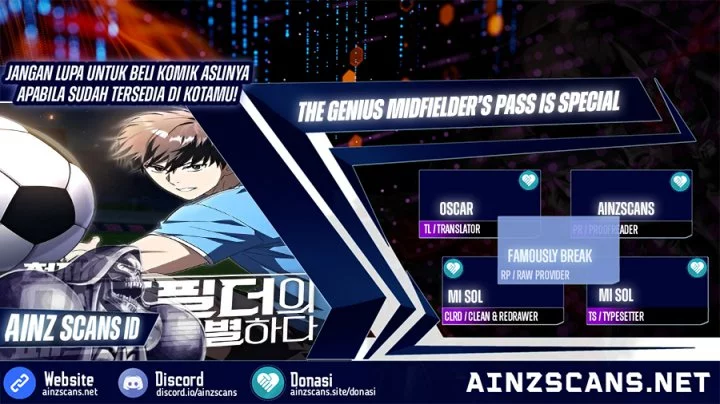 Komik The Genius Midfielder’s Pass Is Special Chapter 21 gambar nomor 1