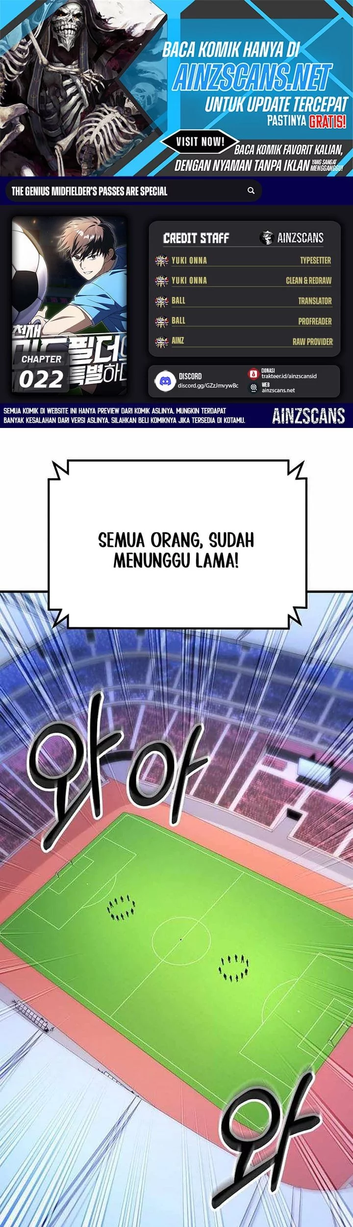 Komik The Genius Midfielder’s Pass Is Special Chapter 22 gambar nomor 1