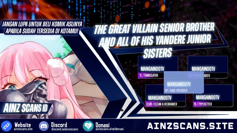Komik The Great Villain Senior Brother and All of His Yandere Junior Sisters Chapter 1 gambar nomor 1