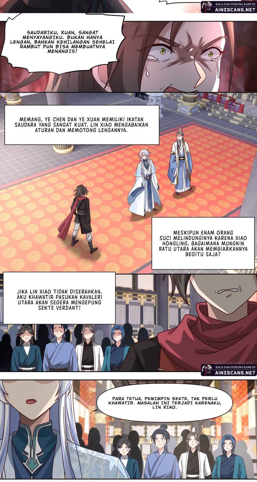 The Great Villain Senior Brother and All of His Yandere Junior Sisters Chapter 129 Gambar 4