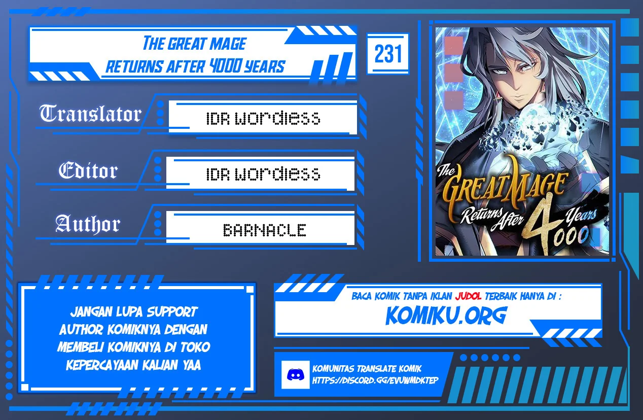 Komik The Great Mage Returns After 4000 Years Chapter 231 gambar nomor 1