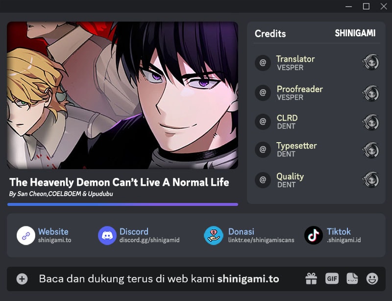Komik The Heavenly Demon Can’t Live a Normal Life Chapter 162 gambar nomor 1