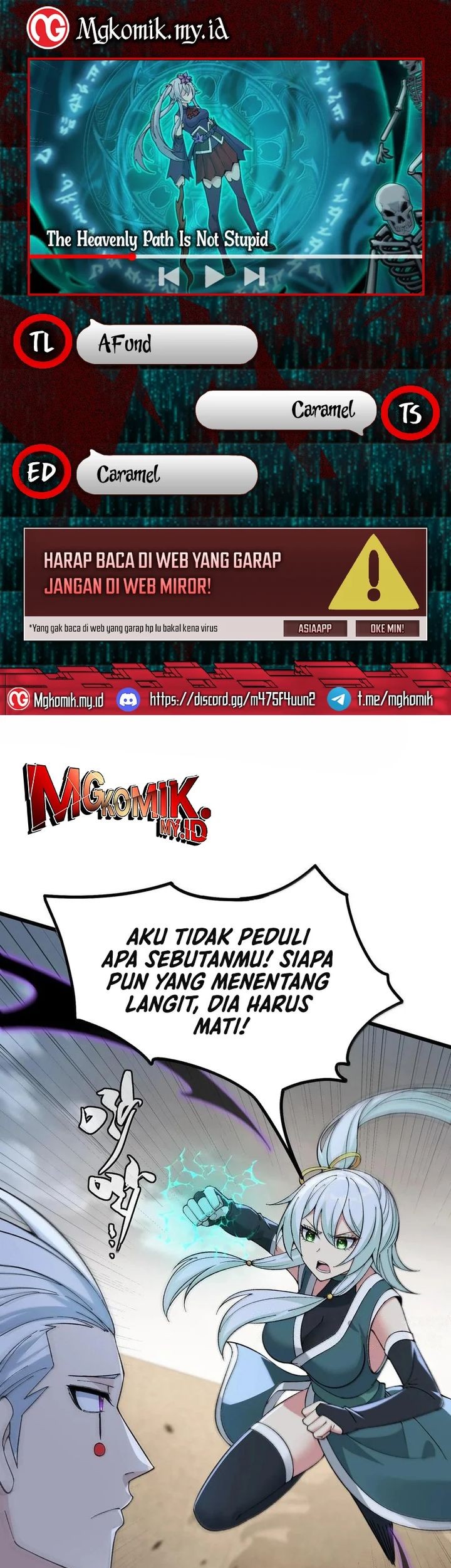 Komik The Heavenly Path Is Not Stupid Chapter 104 gambar nomor 1