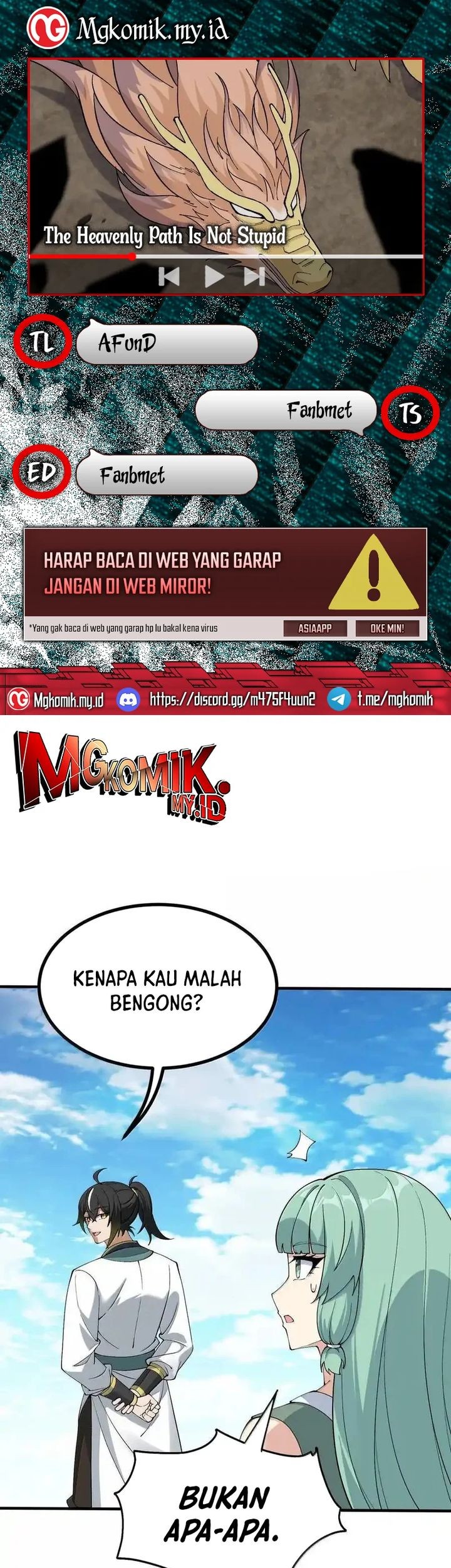 Komik The Heavenly Path Is Not Stupid Chapter 108 gambar nomor 1