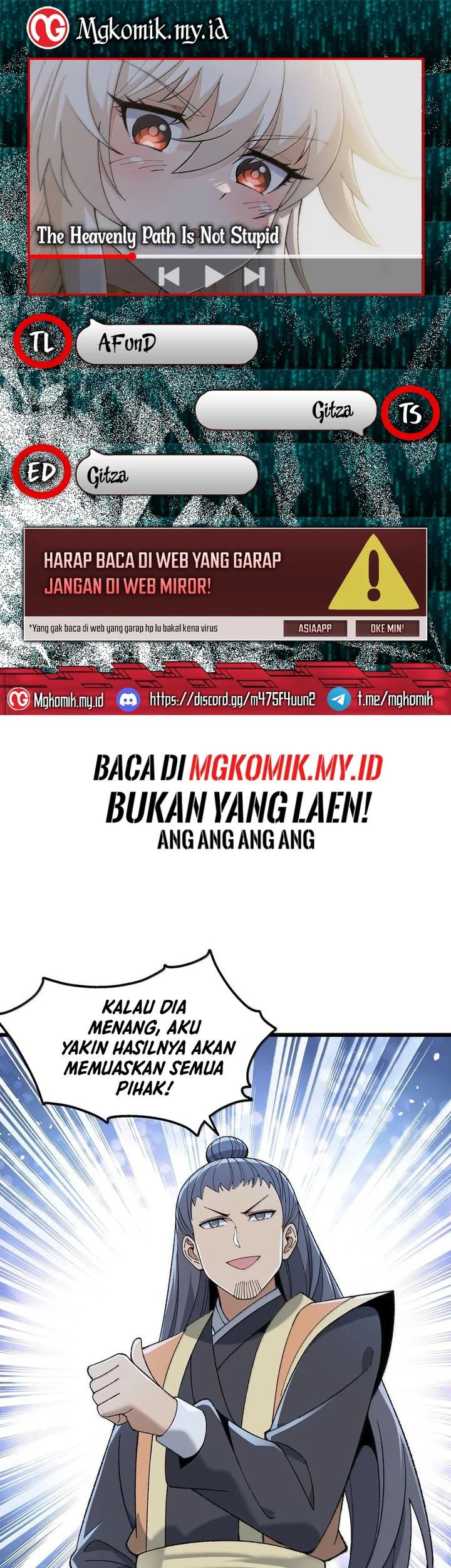 Komik The Heavenly Path Is Not Stupid Chapter 101 gambar nomor 1