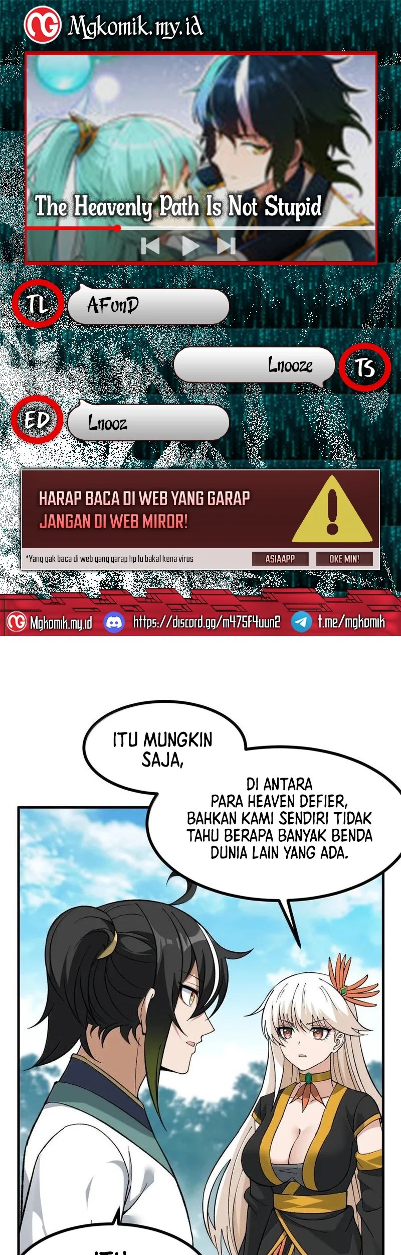 Komik The Heavenly Path Is Not Stupid Chapter 121 gambar nomor 1