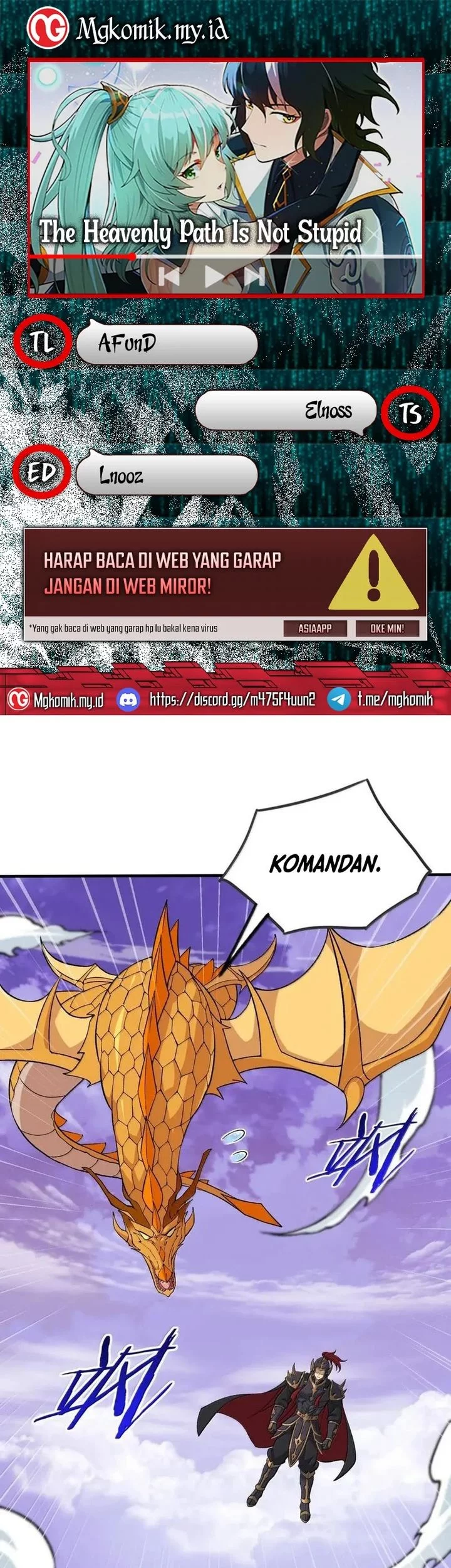 Komik The Heavenly Path Is Not Stupid Chapter 138 gambar nomor 1