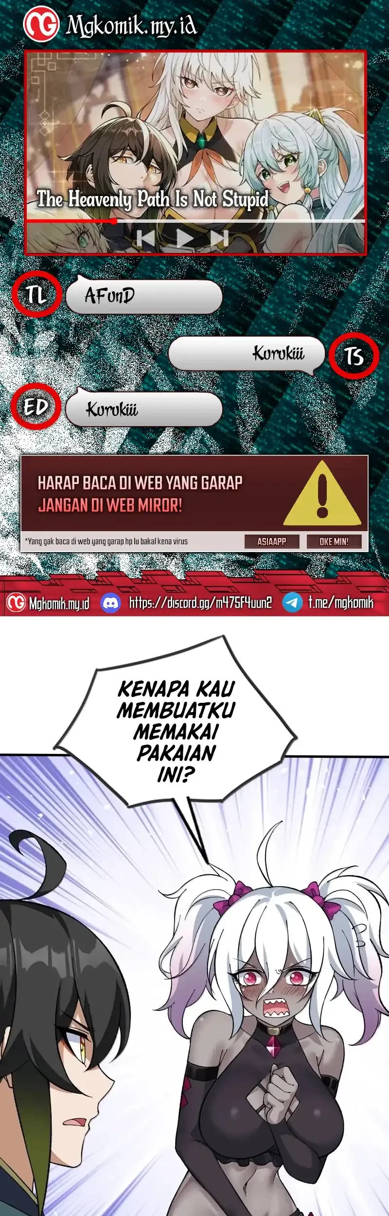 Komik The Heavenly Path Is Not Stupid Chapter 130 gambar nomor 1