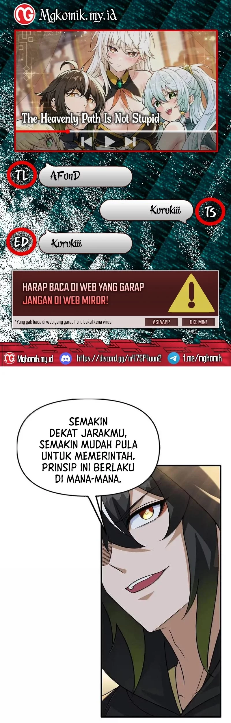 Komik The Heavenly Path Is Not Stupid Chapter 144 gambar nomor 1