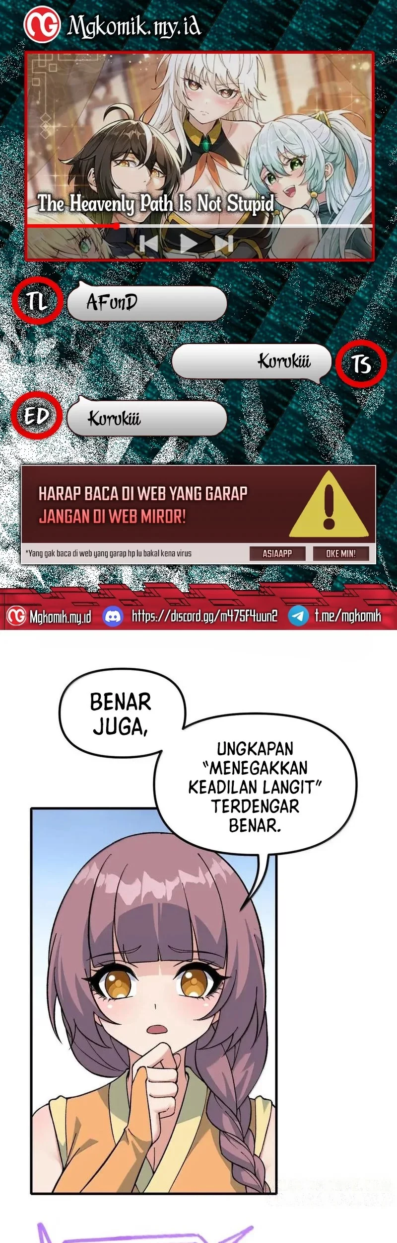 Komik The Heavenly Path Is Not Stupid Chapter 145 gambar nomor 1