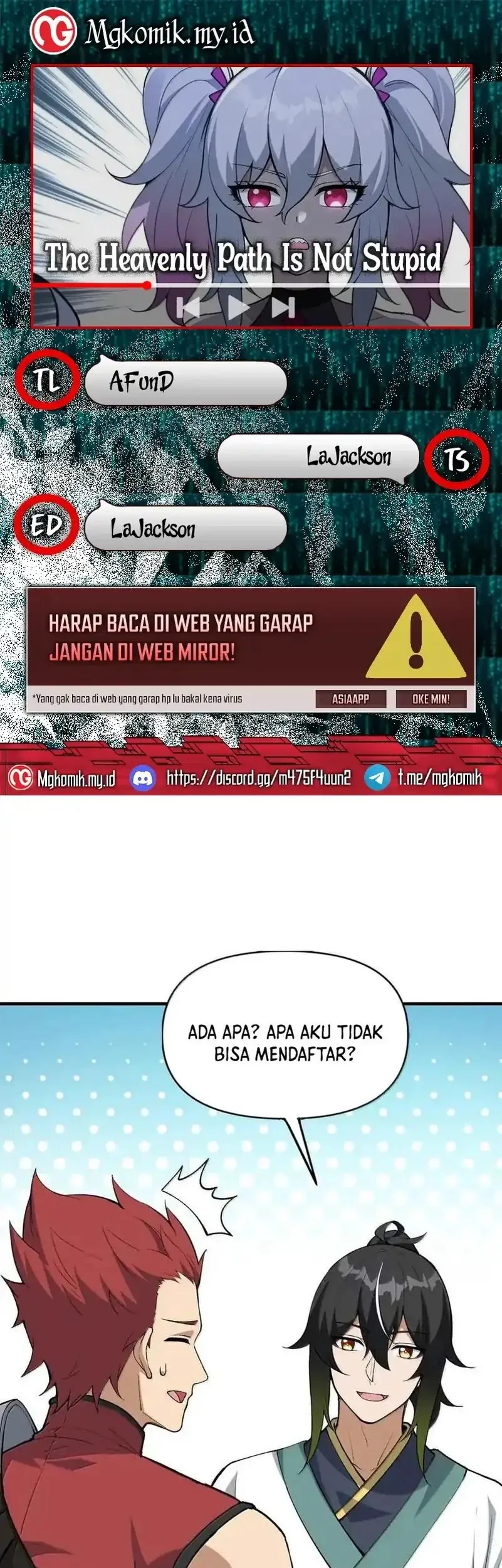 Komik The Heavenly Path Is Not Stupid Chapter 152 gambar nomor 1