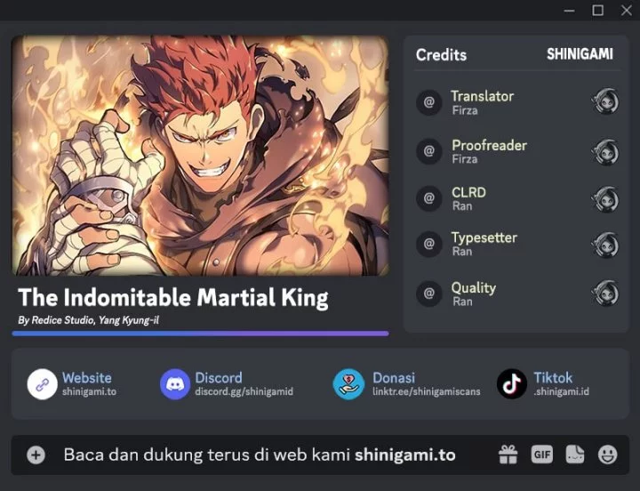 Komik The Indomitable Martial King Chapter 105 gambar nomor 1