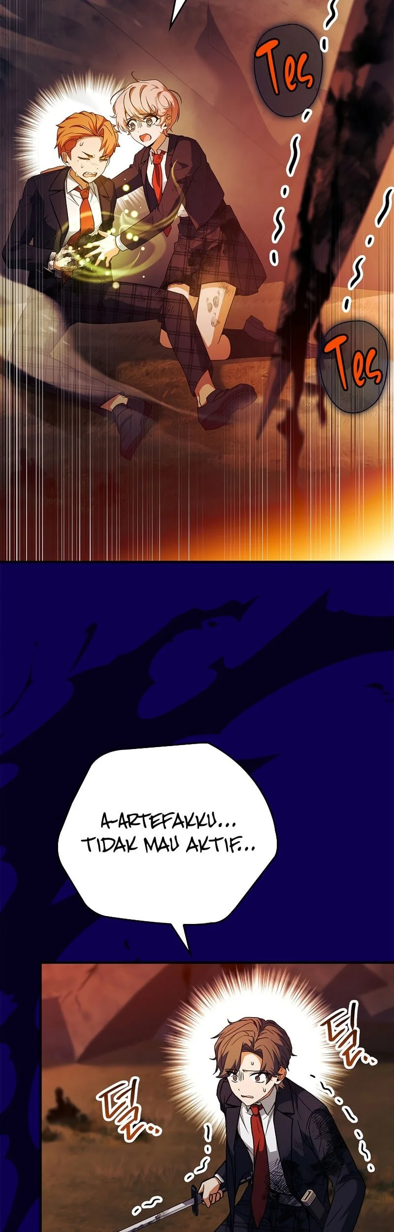 The Legendary Hero Is An Academy Honors Student Chapter 58 Gambar 95