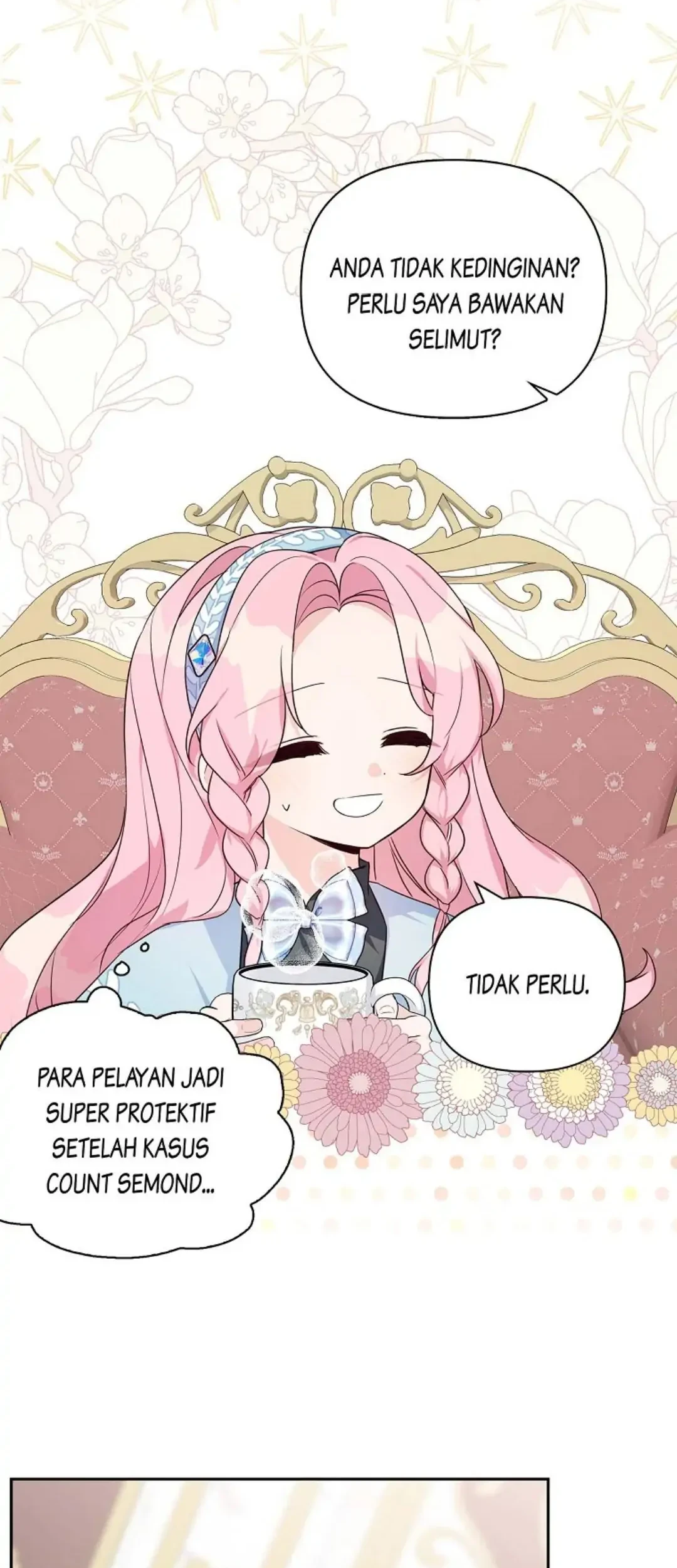 Manhwa The Little Lady Behind the Villain Chapter 12 gambar nomor 2