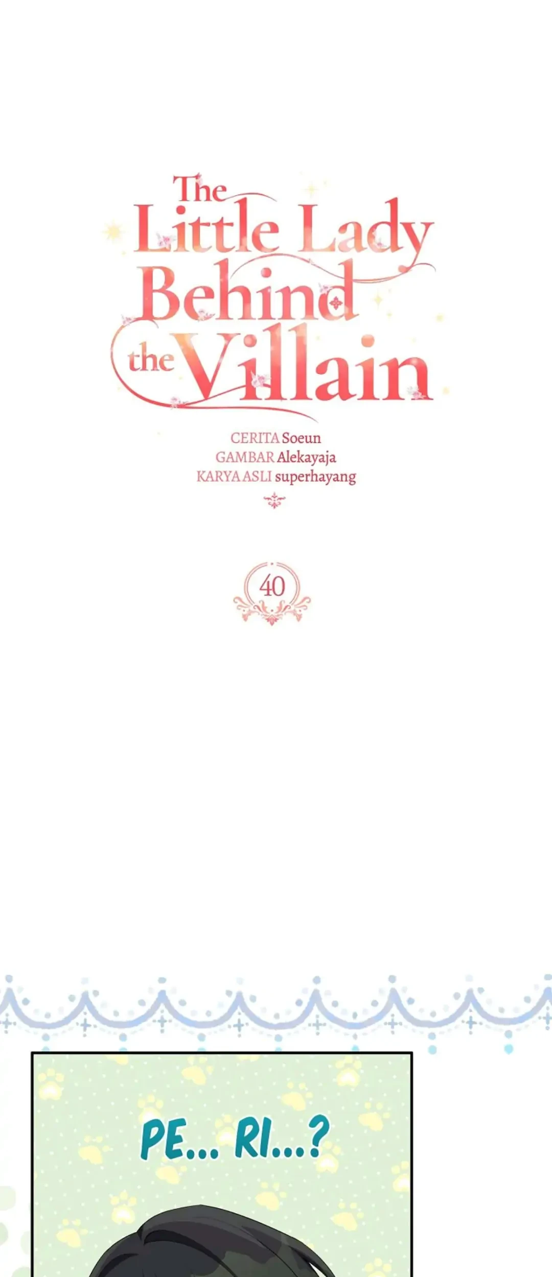 Komik The Little Lady Behind the Villain Chapter 40 gambar nomor 1