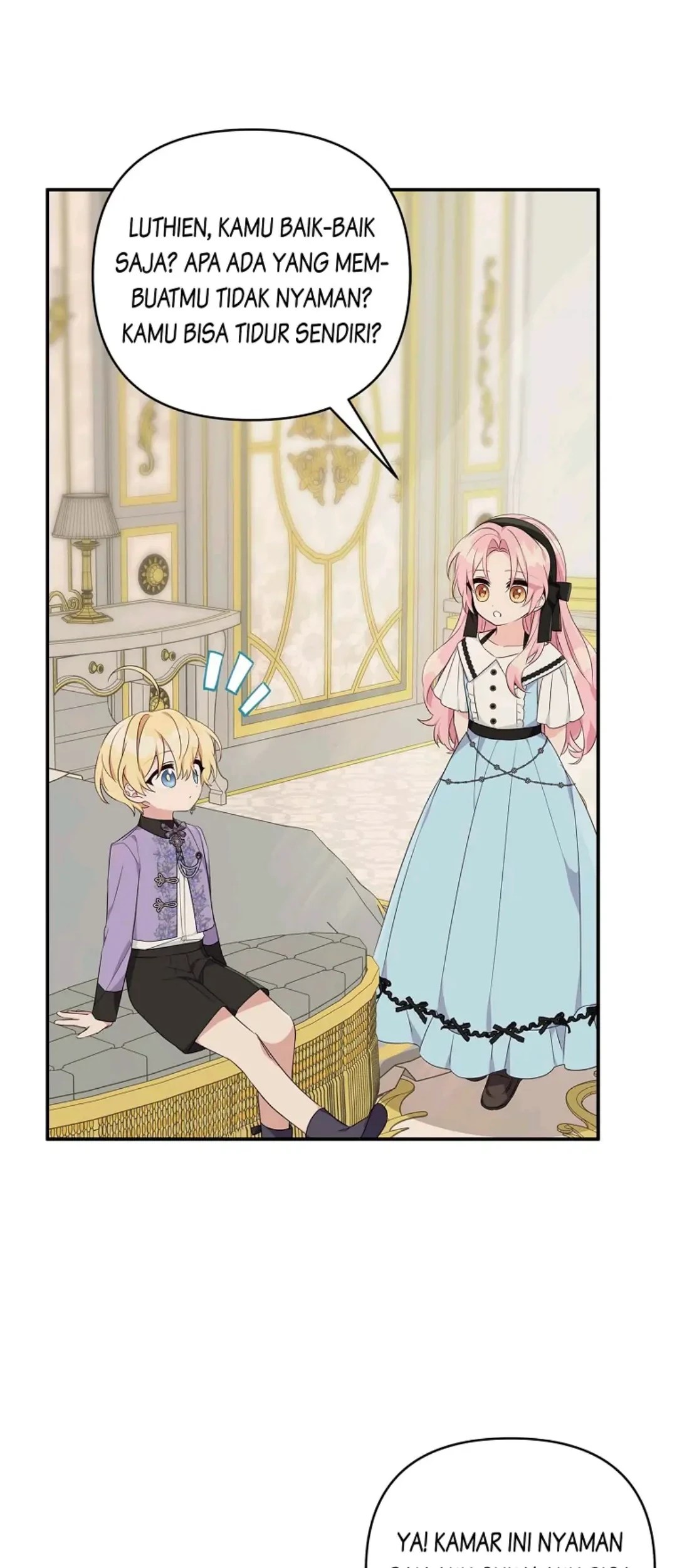 Manhwa The Little Lady Behind the Villain Chapter 46 gambar nomor 2