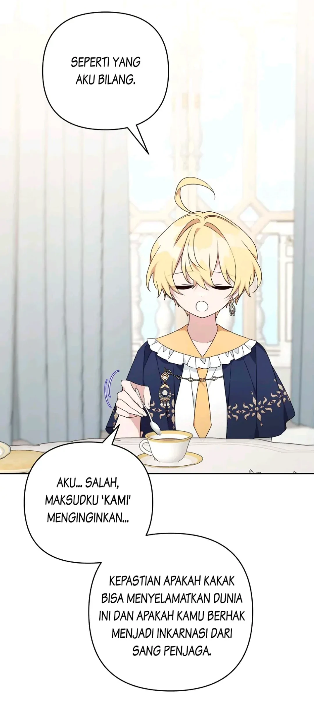 Manhwa The Little Lady Behind the Villain Chapter 53 gambar nomor 2