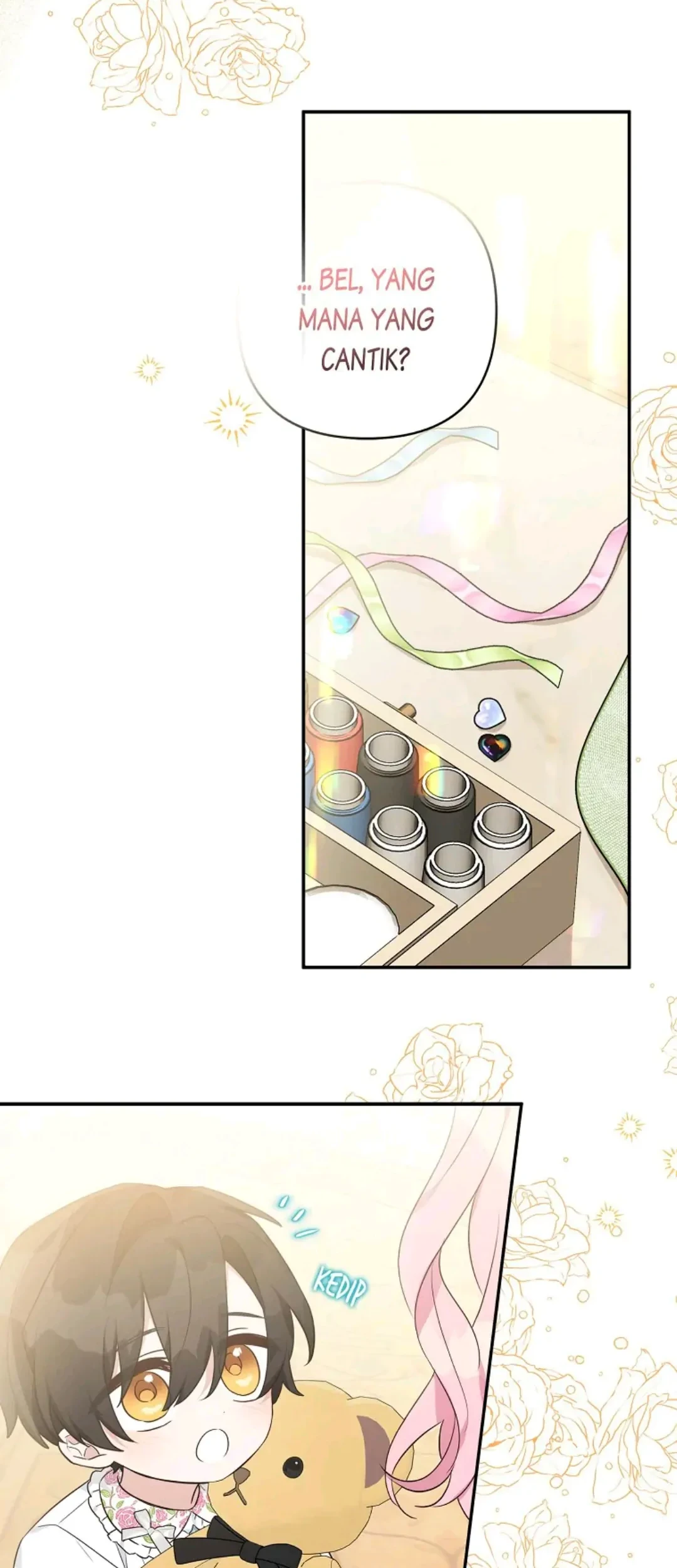 Manhwa The Little Lady Behind the Villain Chapter 55 gambar nomor 2