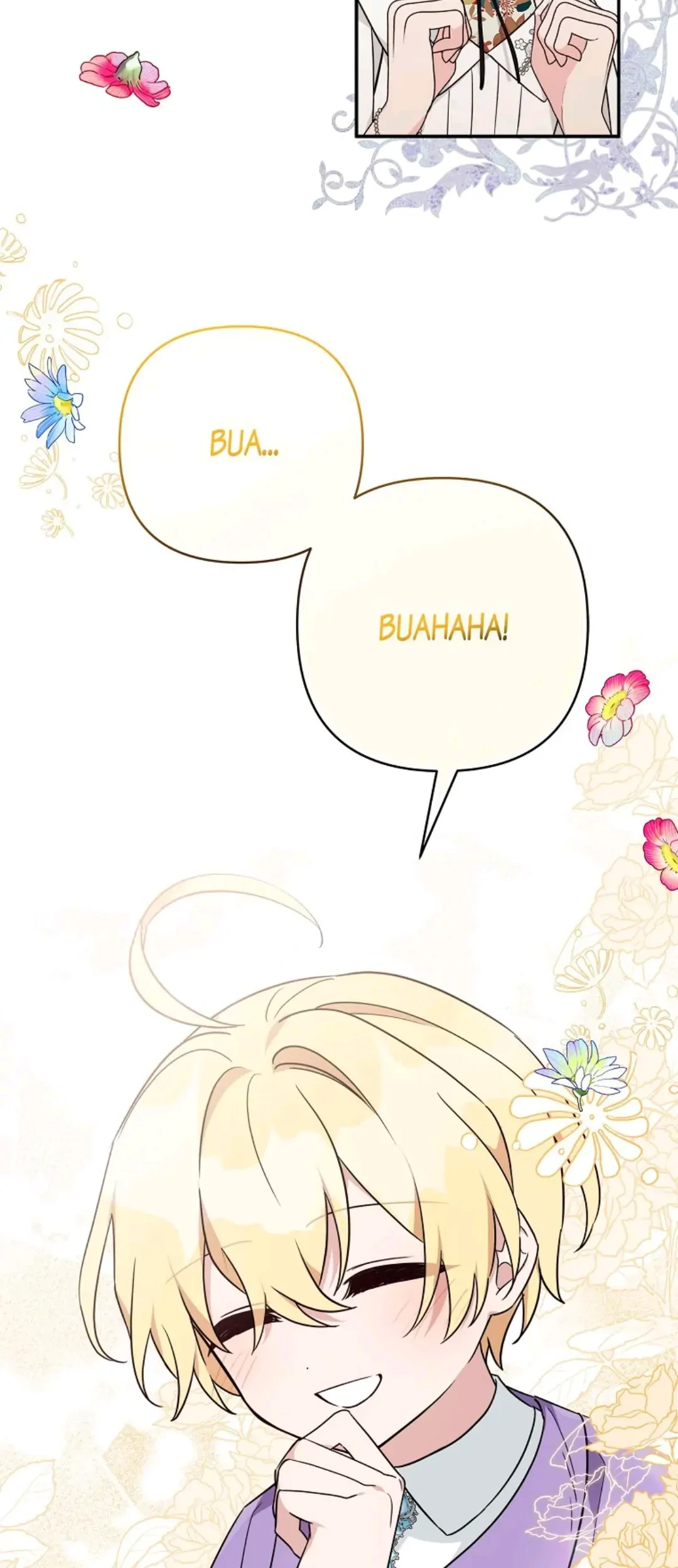 Manhwa The Little Lady Behind the Villain Chapter 70 gambar nomor 2