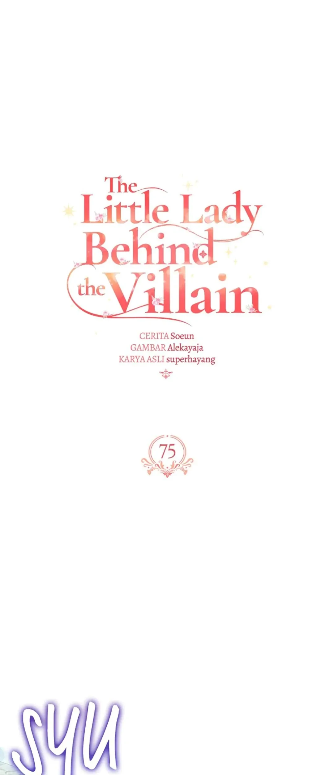 Komik The Little Lady Behind the Villain Chapter 75 gambar nomor 1
