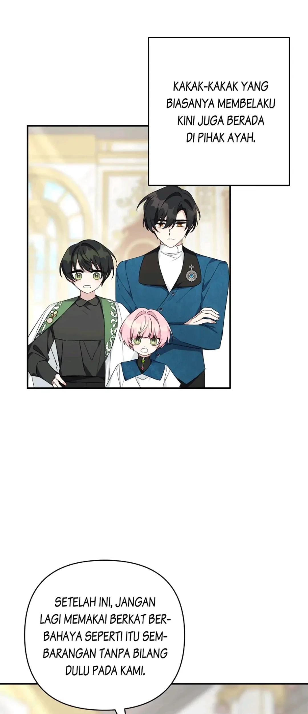 Manhwa The Little Lady Behind the Villain Chapter 77 gambar nomor 2