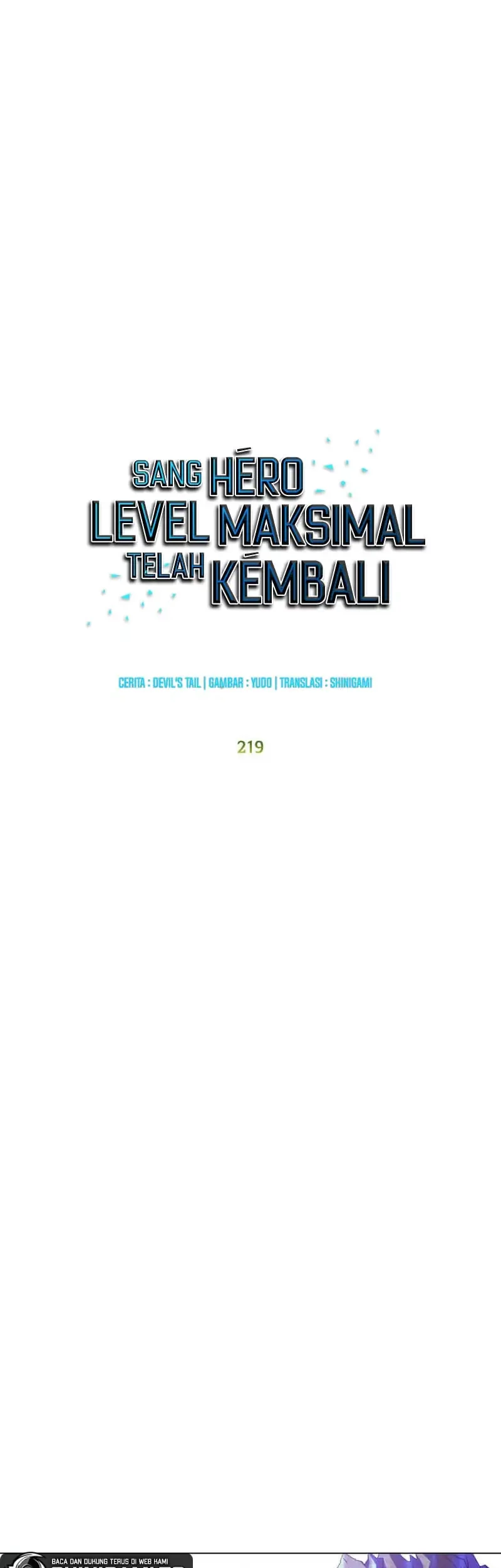 The MAX leveled hero will return! Chapter 219 Gambar 14