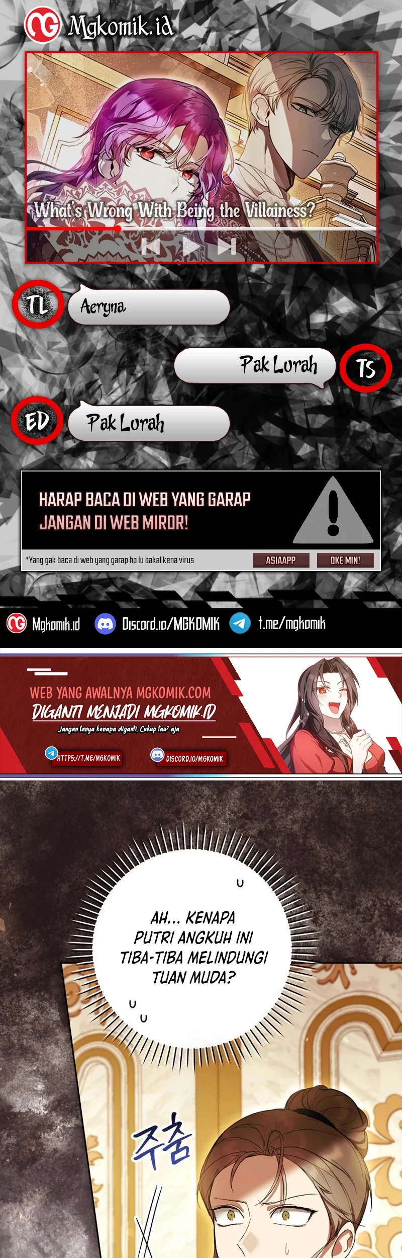 Komik The Perks of Being a Villainess Chapter 61 gambar nomor 1