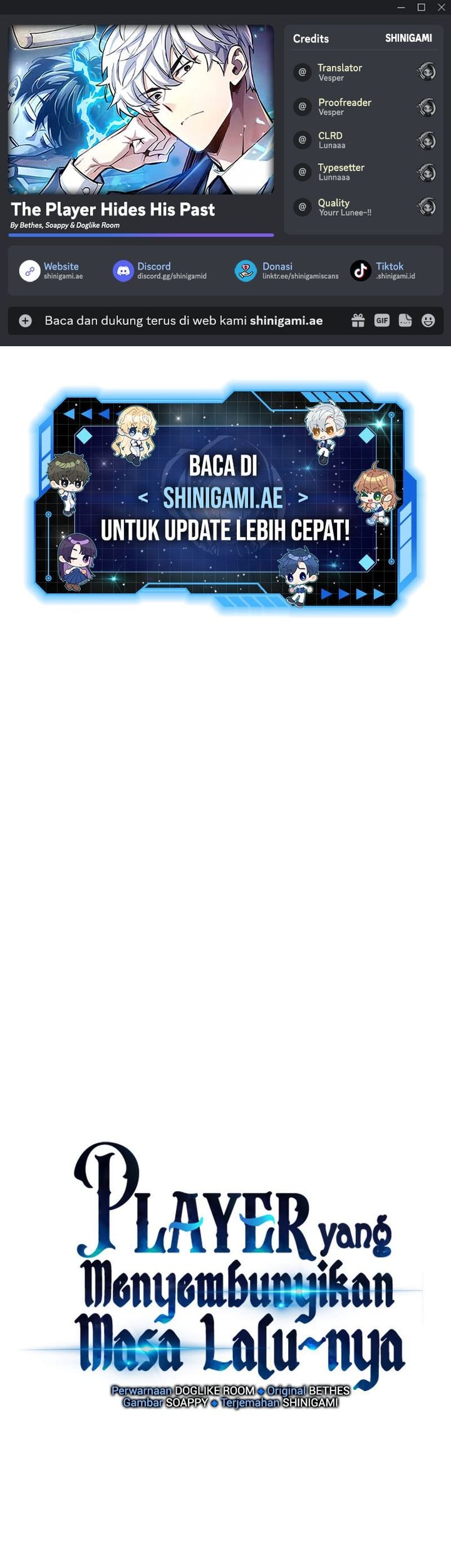 Komik The Player Hides His Past Chapter 69 gambar nomor 1